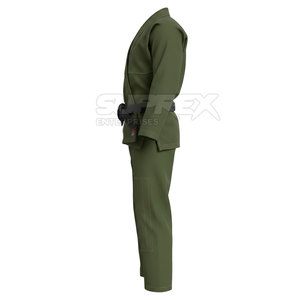 Combinaison de judo confortable et respirante en coton, uniforme d'entraînement pour les arts martiaux, pour la pratique quotidienne et l'entraînement - Product Image 4