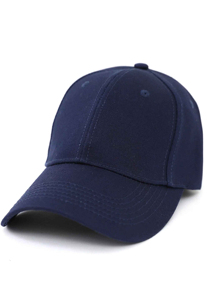 Gorra de Béisbol Roja de 6 Paneles, Ajustable, de Sarga de Algodón, Unisex, Casual, de Color Sólido, Talla Adulto - Product Image 6