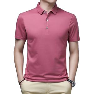 Top Polo de qualité supérieure décontracté à manches courtes 100% coton couleur unie à la mode meilleure vente en gros Logo personnalisé - Product Image 1