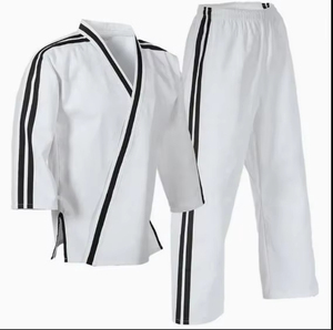 Uniforme de karaté 100 % coton haute performance et léger, prix usine, service OEM, haute qualité, respirant, logo frontal pour adultes - Product Image 5