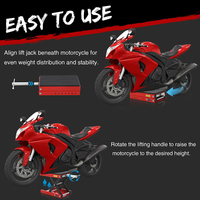 Plateforme de réparation de moto à vente chaude, 1100 lb, table de réparation, cric de paddock, support de levage à ciseaux pour moto, support de levage pour moto