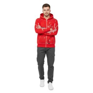 Sudadera con capucha y cremallera con logotipo personalizado al por mayor, pasamontañas de mezcla de algodón básico de alta calidad para hombre, cremallera completa, 2025 - Product Image 6