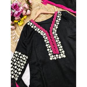 Magnifique costume de mariage ethnique pour femmes avec broderies riches et coupe confortable, achetez directement auprès du fournisseur - Product Image 6