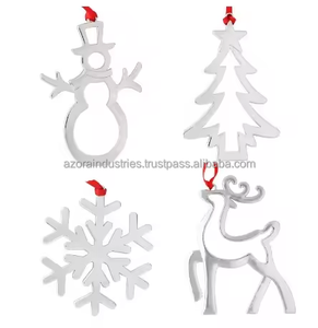 การตกแต่งจี้โลหะสำหรับตกแต่งต้นคริสต์มาสงานปาร์ตี้พื้นหลังแขวนประดับต้นคริสต์มาส - Product Image 2