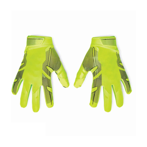 Custom Logo Neon <b>Green</b> Full Finger American Football Sports <b>Gloves</b> PU Material Non-Slip Palm Unisex Breathable UV Protection - Product Image 6
