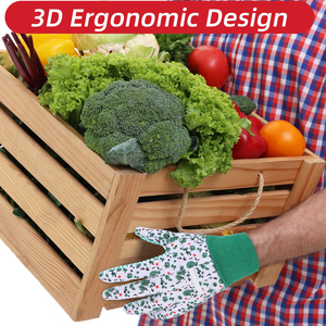 Factory Made Lightweight Breathable Mesh Gardening Gloves Digging <b>Planting</b> Yard Work Protection For Men's And Women's - Product Image 5