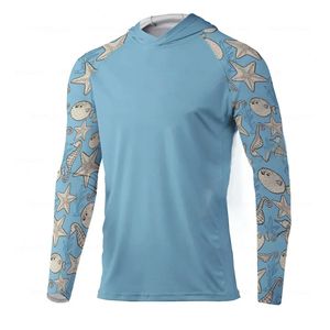 Camisa de Pesca Impermeable para Hombre, Tallas Grandes, MOQ Bajo, Protección Solar UPF50 Personalizada, Manga Larga, Transpirable, Secado Rápido - Product Image 1