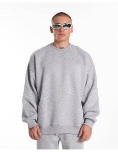 Ropa Personalizada al por Mayor para Hombre, Corte Regular, 100% Algodón, Gris Jaspeado, con Capucha, Cintura Elástica, Secado Rápido, Resistente al Viento, Sólido - Product Image 3