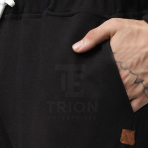 Derniers modèles de survêtements d'hiver respirants, décontractés, unis, de haute qualité, en coton personnalisé pour hommes - Product Image 6
