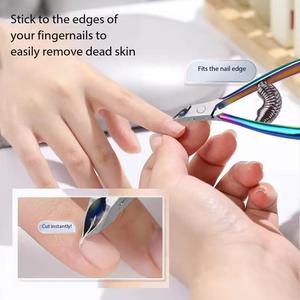 MORJE Professional Stainless Steel Dead Skin Clippers Flat Straight Blade Sharp Tip For Finger Adult Simple Style <b>Nail</b> <b>Tool</b> - Product Image 5