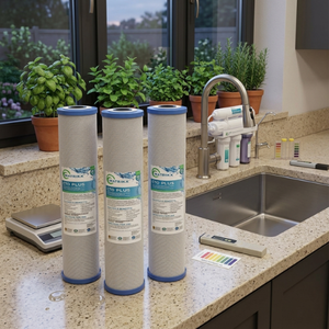 Filtre de réduction des contaminants chimiques pour eau potable de bureau et de salle de pause, remplacement universel, installation facile en DIY - Product Image 1