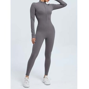 Trajes Deportivos Personalizados, Monos de Secado Rápido, Transpirables, con Cierre, Manga Corta, Leggings, Rompers, Trajes de Entrenamiento - Product Image 3