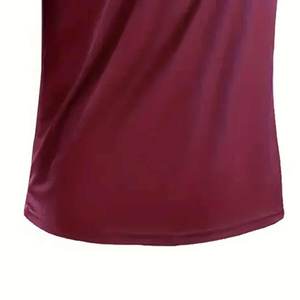 Camiseta de Gimnasio para Hombre con Logotipo Personalizado, 100% Algodón Tejido, Anti-Pilling, Corte Holgado, para Entrenamiento, Venta al Por Mayor - Product Image 5