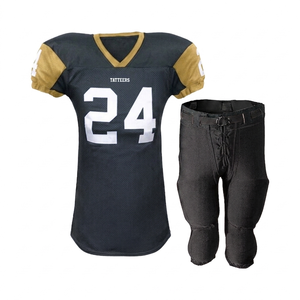 Uniforme de Fútbol Americano 100% Poliéster, Transpirable, Antibacterial, de Secado Rápido, Talla Grande, Nuevo, para Adultos - Product Image 1