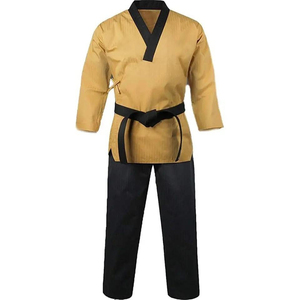 Uniforme Clásico de Karate con Logotipo Frontal, 100% Algodón, Tela Transpirable, Diseño Cómodo para Sesiones de Práctica Regulares - Product Image 4