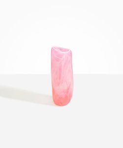 Jarrón de Resina Azul con Patrón de Remolino Acuático de Primera Calidad, Decoración Moderna para el Hogar, Ecológico, Impermeable, Hecho a Mano - Product Image 1