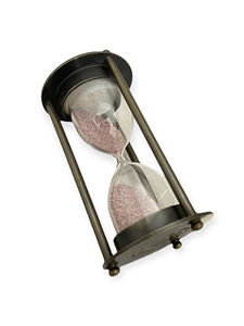 Relojes de Arena Portátiles de Latón Estilo Art Deco, Hechos a Mano, Ecológicos, para Temporización y Decoración de Interiores - Product Image 3