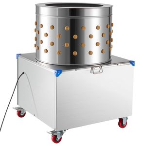 Spiumatrice Elettrica per Polli con Tamburo da 23,6 Pollici, 240 RPM, 119 Dita Morbide, Trasporto 2200W per Lavorazione Carni - Product Image 1