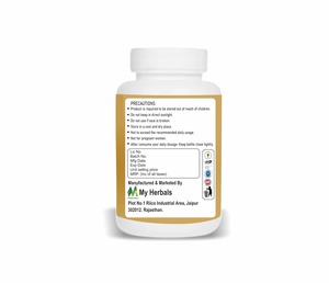 My Herbals Pure Wild Organic Ashwagandha Root Extract Capsules 500mg Withanolides Complément alimentaire à base de plantes de qualité alimentaire pour le soulagement du stress - Product Image 3