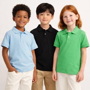 Camiseta Polo para Niños al por Mayor, 100% Algodón, Tejido de Punto, Ecológica, con Logotipo Personalizado, Ropa de Verano para Niños, Bangladesh - Product Image 1