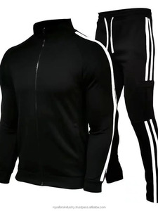 Vêtements de sport survêtements hommes survêtement joggeurs décontractés vêtements de sport à capuche vestes et pantalons 2 pièces ensembles Hip Hop course costume de sport - Product Image 3