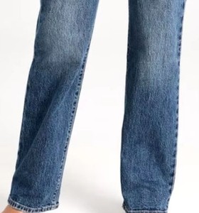 Jeans de mezclilla para mujer de cintura media, elásticos, transpirables, de algodón, estilo vintage oscuro, casuales, rectos, para verano, al mejor precio al por mayor - Product Image 3