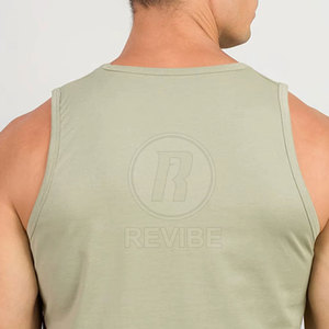 Camiseta sin Mangas Casual para Hombre, de Alta Calidad, Transpirable, 100% Algodón, Personalizable para Venta en Línea - Product Image 6