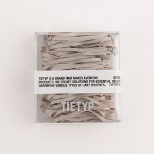 Coleteros TIETYP, Bandas Elásticas de Goma de Color Sólido, Minimalistas y Modernas para Uso Diario, Paquete para Mujer, Empaquetado en Cartón, Hecho en Corea - Product Image 5