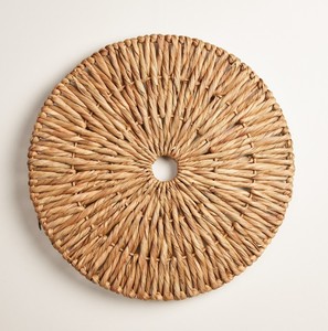 Sets de table modernes faits à la main en jacinthe d'eau naturelle tressée, écologiques, non toxiques, légers, épaisseur 10 mm, diamètre 350 mm, pour table à manger - Product Image 3
