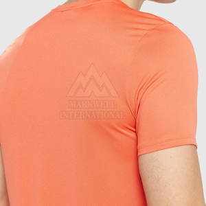 Camiseta al por Mayor para Hombre, 100% Algodón, Cuello Redondo, Diseño Personalizado, Logotipo OEM, Color Personalizado, Camiseta de Gimnasio - Product Image 6