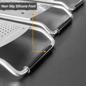 Grattugia Professionale a Lame Larghe per Formaggio, Carota, Zenzero, Cocco - Utensile da Cucina Affilatissimo per la Preparazione di Frutta e Verdura - Product Image 2