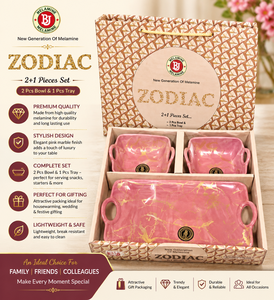 Ensemble de cadeaux en mélamine, ensemble de 5 bols et assiettes, emballage élégant pour la famille, les amis, les collègues - Product Image 6