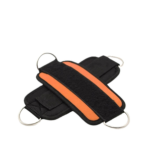 Adjustable Breathable Foldable Non-Slip Neoprene Ankle Strap Double Ring Closure Professional Protection <b>Weight</b> Lifting <b>Training</b> - Product Image 6