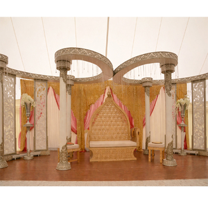 Mandap de Boda con Diseño de Mariposa, Mandaps de Fibra para Bodas Indias, Conjunto de Mandap con Pilares Blancos para Boda, Venta 2026, Decoración para Eventos en Australia - Product Image 1