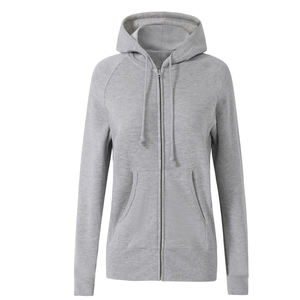 Sweat à capuche d'hiver pour femme en coton 100% noir |   Streetwear unisexe en polaire coupe-vent avec poches |   Logo personnalisé en gros - Product Image 2