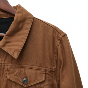 Vestes en jean pour hommes, style vintage, col rabattu, fabrication en gros, services OEM, vêtements de mode - Product Image 2