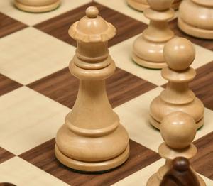 Pions d'échecs Staunton américains de qualité supérieure, ensemble de 4,1 pouces avec pions lourds en bois, au meilleur prix - Product Image 2