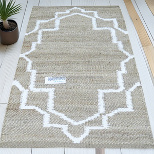 Tapis Kilim Tribal Moderne Fabriqué à la Main Motifs Graphiques de Qualité Supérieure Tapis Kilim pour Espace de Vie - Product Image 3