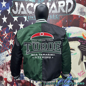 Chaqueta de Béisbol de Cuero Vacuno Vintage para Hombre, Acabado Satinado, Poliéster, Doble Botonadura, Abrigo de Invierno con Plumas de Animales, Talla Grande - Product Image 4