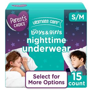 Ultimate Care Confezione da 15 Mutandine Notturne per Bambini e Bambine Taglia S/M - Biancheria Intima per Neonati - Product Image 1