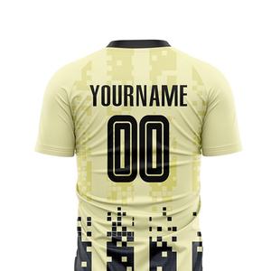 Ensemble de maillots de football sportifs à manches courtes, confortables et respirants, de haute qualité, avec design personnalisé - Product Image 6