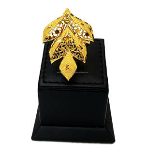 4GRM Dubai 24KT Plaqué or Bijoux à la mode pour femmes Meilleur prix avec plaque ou nouveau de collection pour anniversaire de mariage - Product Image 4