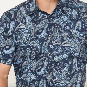 เสื้อเชิ้ตทำงานแขนยาวลายทางผ้าโพลีเอสเตอร์/คอตตอน 140 กรัม สำหรับผู้ชาย สวมใส่สบาย ระบายอากาศได้ดี เหมาะสำหรับงานอุตสาหกรรม - Product Image 4