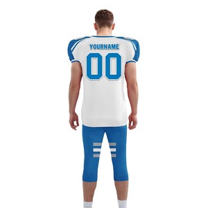 Uniformes de football américain pour adultes, derniers modèles, haute qualité, polyester antibactérien, impression de logo personnalisée, plusieurs designs - Product Image 4