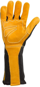 Spiritchill Goods WA-003 Anti-Slip MIG Silicone-free Heat Resistant Leather Welding <b>Gloves</b> Kevlar Liner Molten Metal Splash Test - Product Image 4