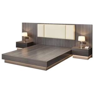 TPT Customized Antique European Design Full Size <b>Single</b> Corner Bedroom <b>Bed</b> <b>Set</b> 5+ Drawers Storage Fabric Home Furniture Hotel - Product Image 3