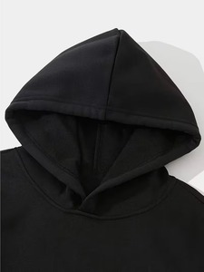 Sweat-shirts à capuche vierges pour femmes, personnalisables avec impression en relief, décontractés et oversize, à prix bas, vente en gros - Product Image 5