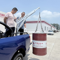 Gru Elettrica Manuale Portatile Certificata CE, Mini Gru per Sollevamento Moto d'Acqua e Veicoli, Capacità 400-800kg