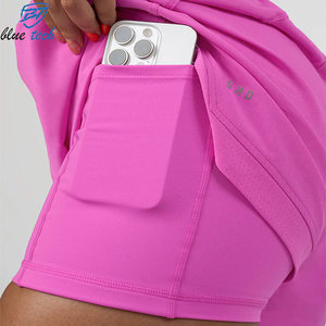 Women High Waisted Athletic Shorts Yoga Gym Fitness Running Workout Shorts Breathable Activewear OEM Services - Product Image 5