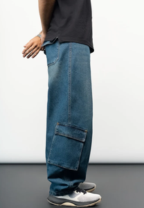 Mejor Precio Pantalones Vaqueros para Hombre - Jeans Azul Claro para Hombre - Jeans de Mezclilla - Ropa Clásica para Hombre de Exportación - Product Image 5